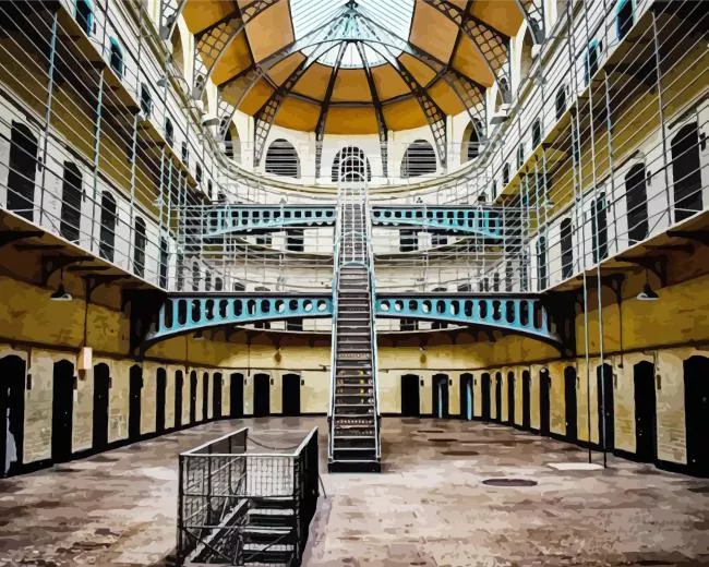 kilmainham gaol dublin Diamond By Numbers Kilmainham Gaol Dublin Diamond Painting
