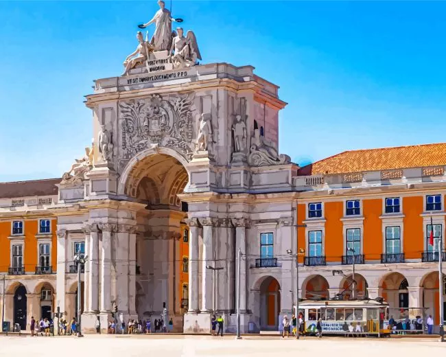 lisbon portugal Diamond Paints Lisbon Portugal City Diamond Painting
