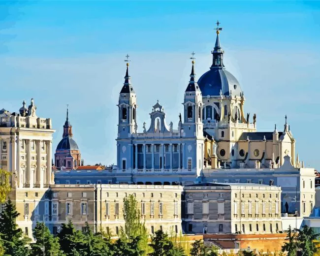 madrid spain city Diamond Paintings Madrid Spain City Diamond Painting
