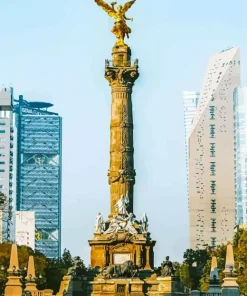 Mexico City Monument Diamond Painting