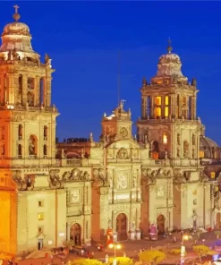 Mexico City Castle Diamond Painting