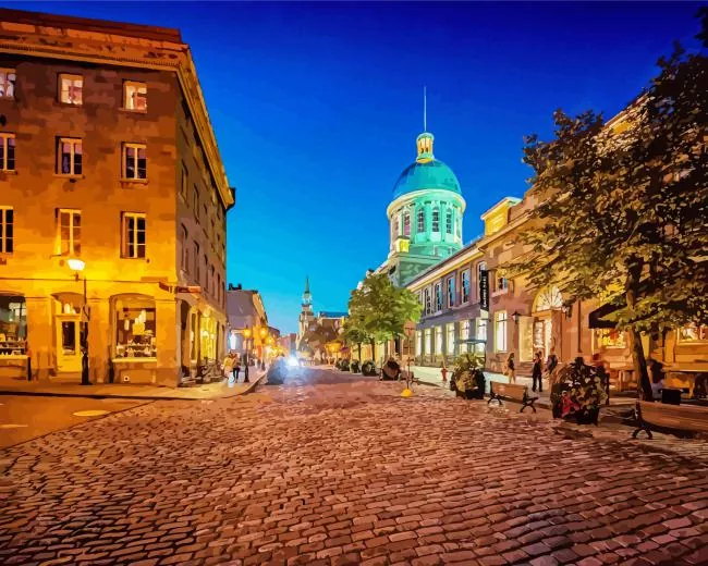 montreal quebec canada Diamond By Numbers Montreal Quebec Canada Diamond Painting