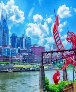 Nashville Tennessee Downtown Diamond Painting