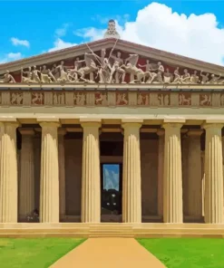 Nashville The Parthenon Diamond Painting