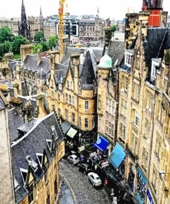 Old Building In Edinburgh Diamond Painting