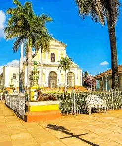 Plaza Mayor Cuba City Diamond Painting