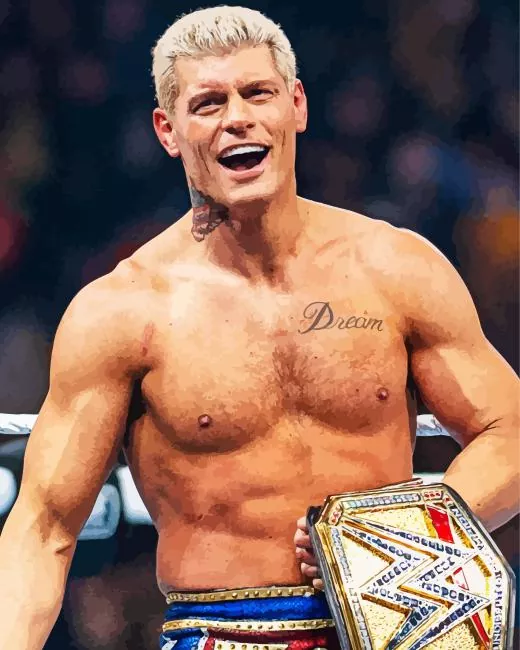 professional wrestler Bryan Danielson Diamond Paintings Professional Wrestler Bryan Danielson Diamond Painting