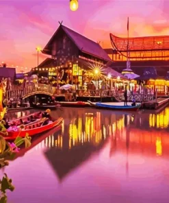 Purple Sunset In Pattaya Diamond Painting