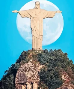 Rio De Janeiro Statue Diamond Painting