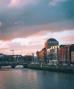 River In Dublin Diamond Painting