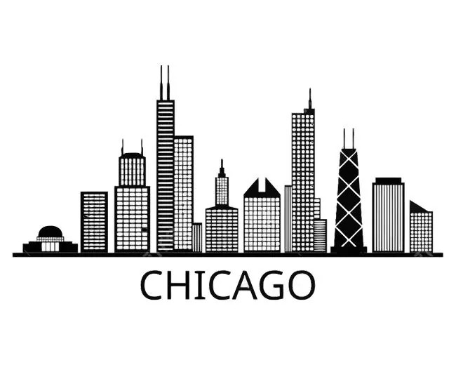 skyline chicago art Diamond Paintings Skyline Chicago Art Diamond Painting