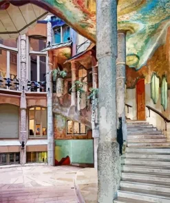 Spain La Pedrera Casa Mila Diamond Painting