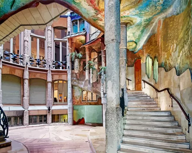 spain La Pedrera Casa Milà Diamond Paintings Spain La Pedrera Casa Mila Diamond Painting