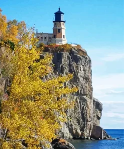 Split Rock Lighthouse Diamond Painting