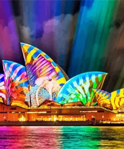 Sydney Light Show Diamond Painting