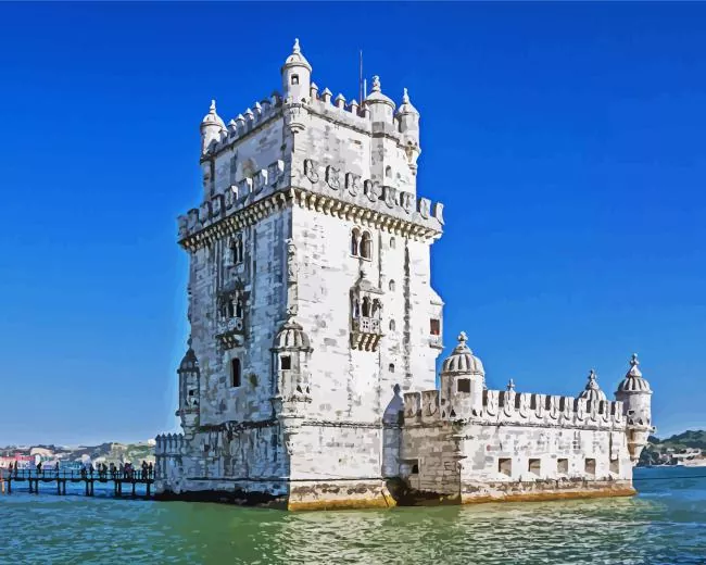 tower of Belem Diamond Paints Tower Of Belem Diamond Painting