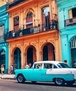 Vintage Cuba City Diamond Painting