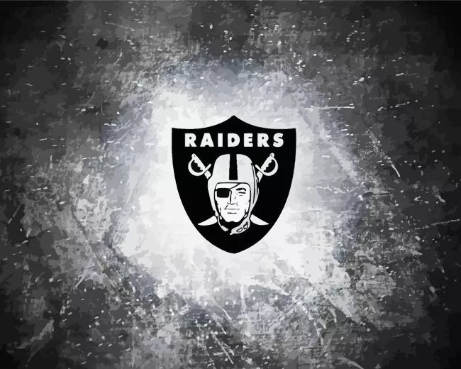 Las Vegas Raiders logo Diamond Dotz Las Vegas Raiders Logo Diamond Painting