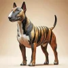 Black And Brown Bull Terrier Diamond Painting