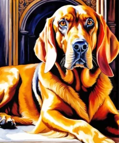 Bloodhound Dog Diamond Painting