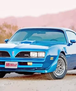 Blue 1978 Trans Am Diamond Painting