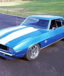 Blue 69 Camaro SS Diamond Painting