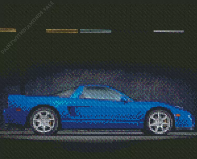 blue acura nsx Diamond By Numbers Blue Acura NSX Diamond Painting