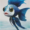 Blue Fish Diamond Painting