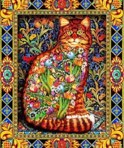Tapestry Cat Diamond Painting