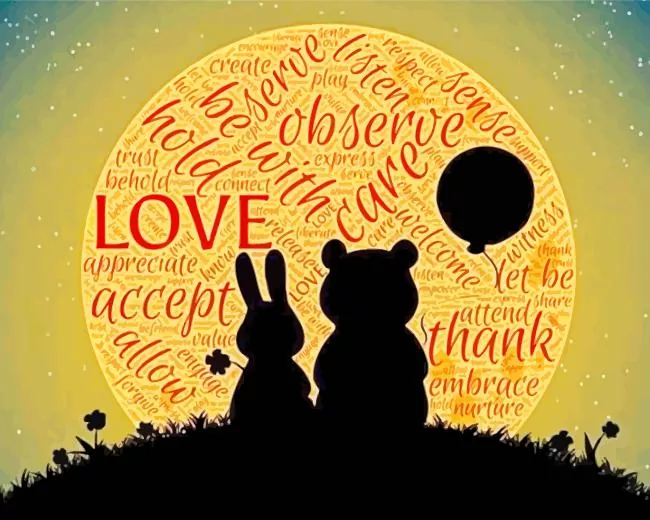 bear and rabbit friends Diamond Dotz Bear And Rabbit Friends Diamond Painting