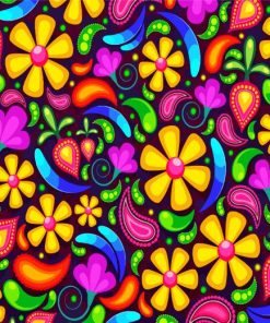 Colorful Floral Art Diamond Painting