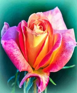 Pink Flower Diamond Painting