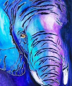 Purple Elephant Diamond Painting